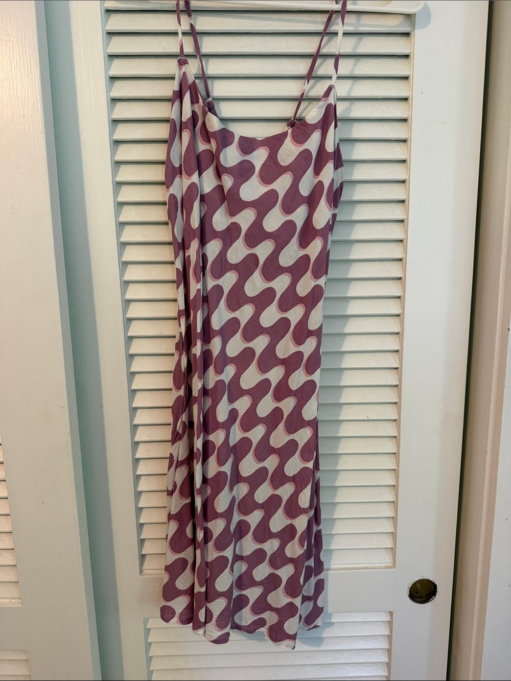 RVCA  Wave Print Slip Dress